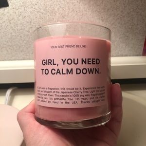 You need to calm down candle